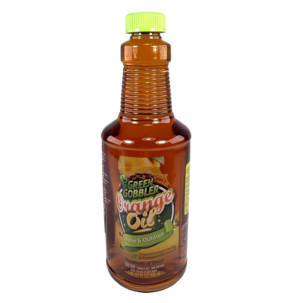 Pure Cold Pressed ORANGE OIL Concentrate - 32 oz (D-Limonene) By Green Gobbler